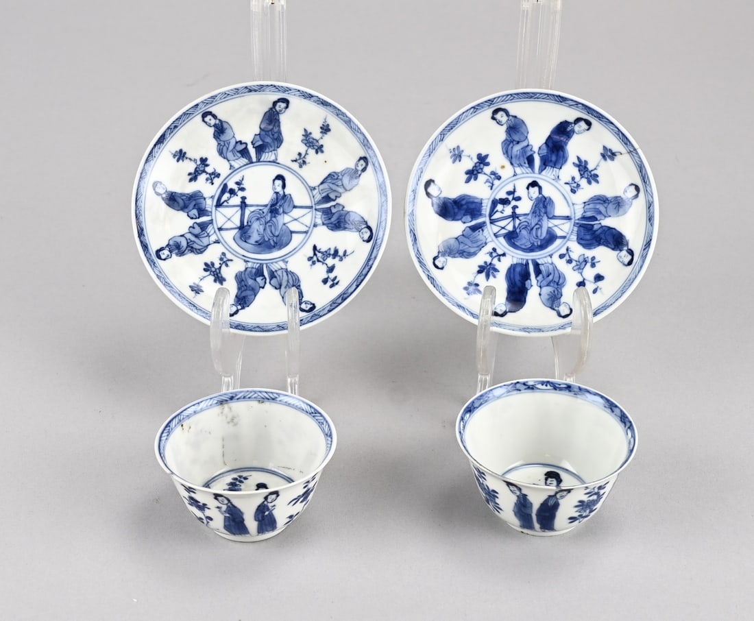 2x Kang Xi cup/saucer (1 of 2)
