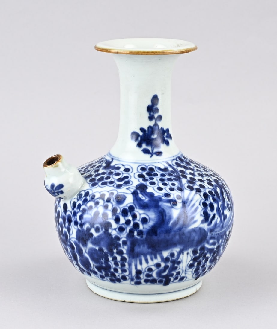 Chinese ghendi jug, H 21.7 cm. (1 of 3)