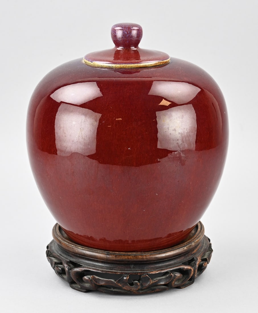 Chinese ginger jar Ø 22 cm. (1 of 2)