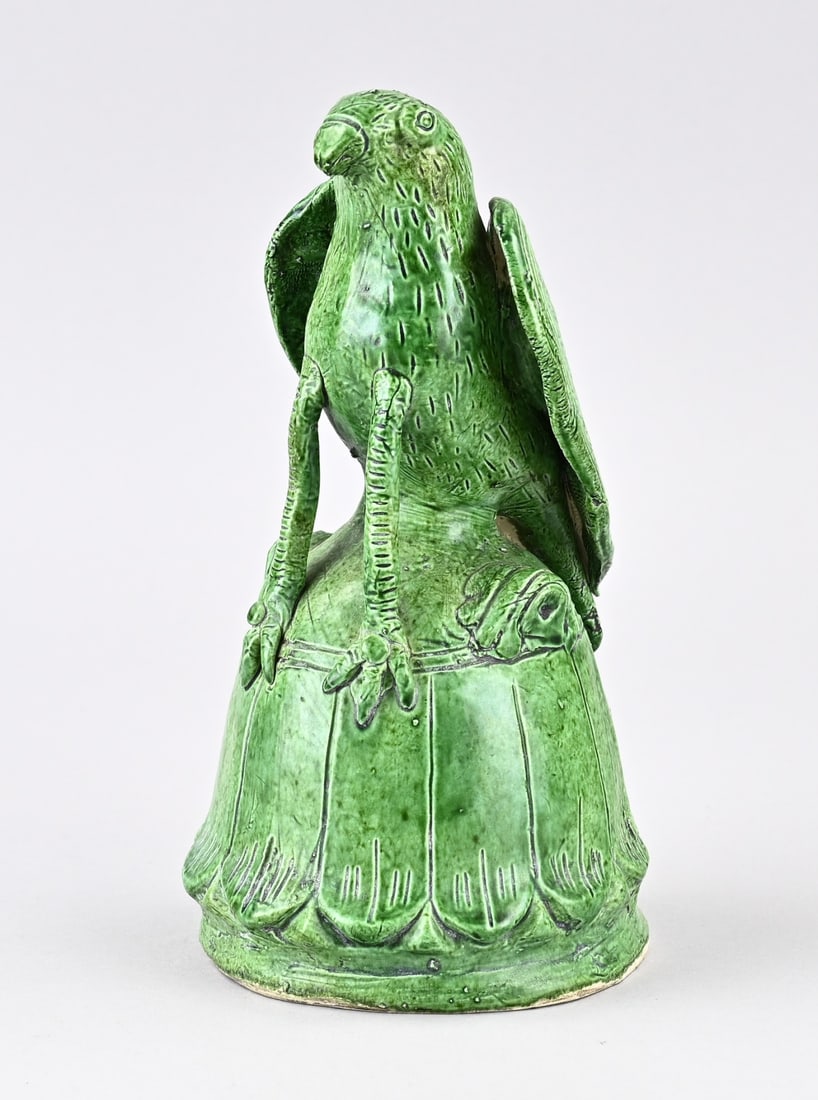 Celadon bird of prey, 22.5 cm. (1 of 3)