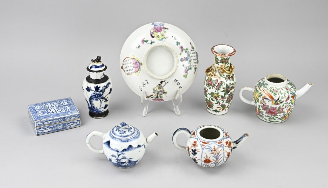 Lot of antique Chinese porcelain (7x) (1 of 1)
