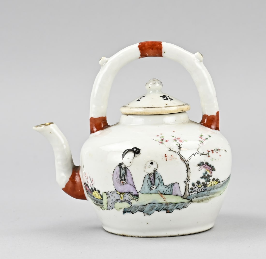 Chinese teapot Ø 9 cm. (1 of 3)