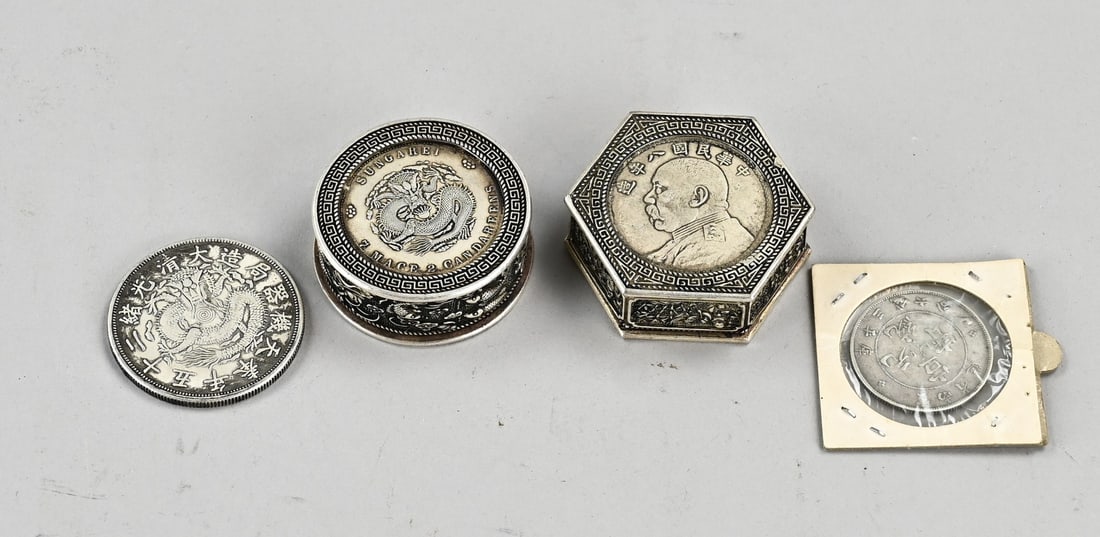 4x Chinese penny (1 of 1)