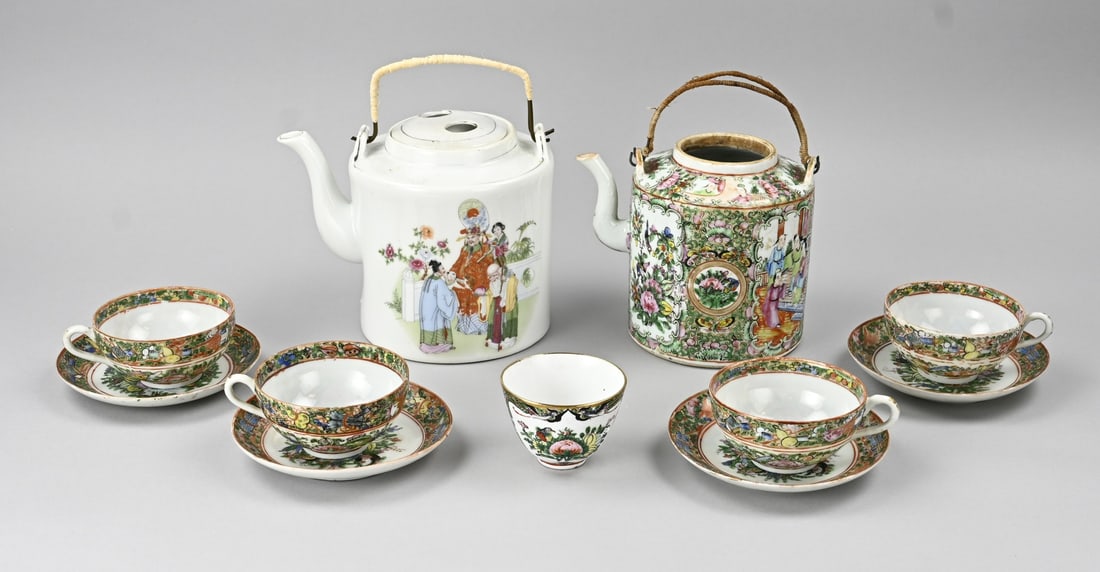 Lot of Chinese porcelain (Canton etc.) (1 of 1)