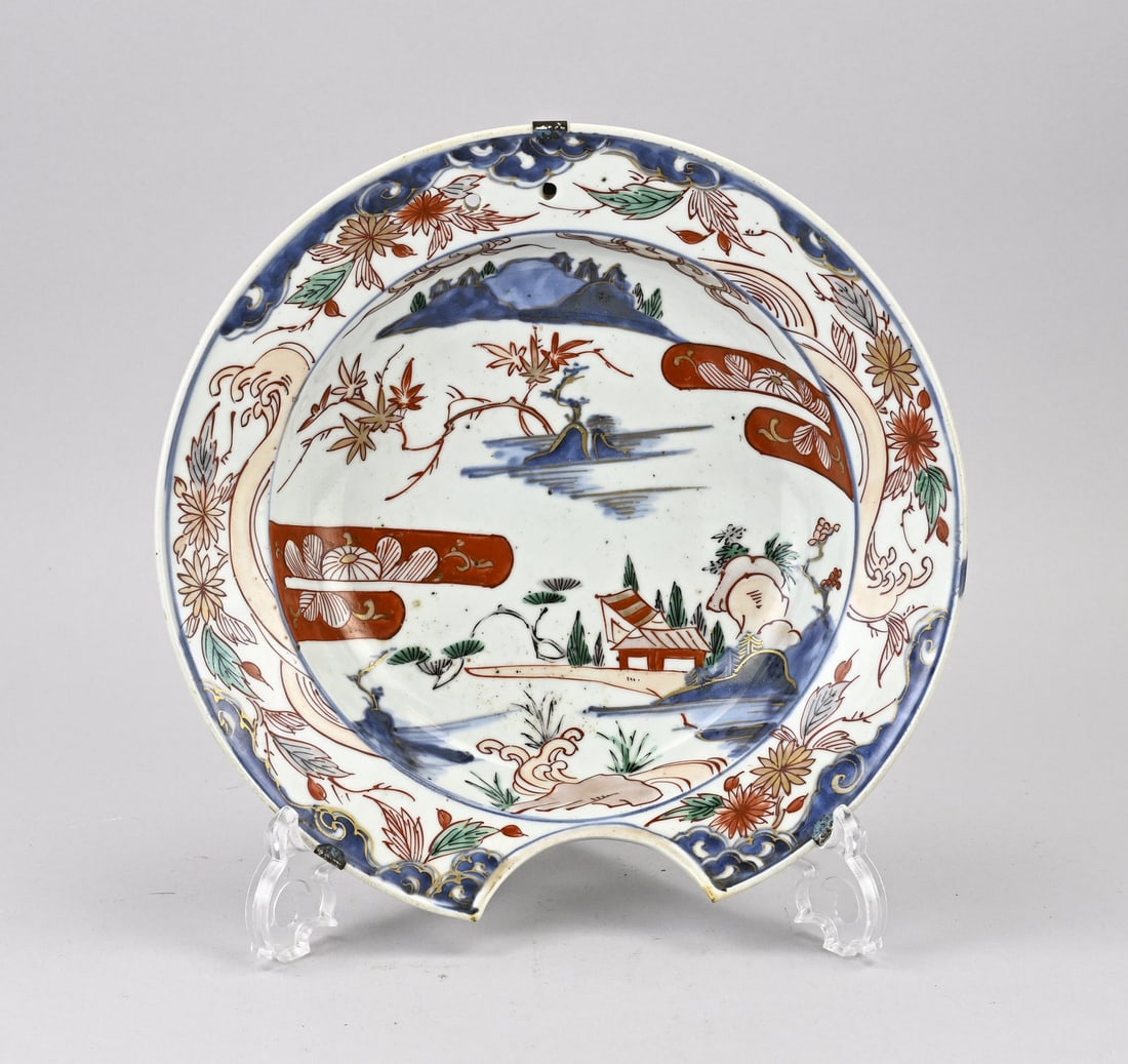 Japanese Imari shaving basin Ø 27.5 cm. (1 of 2)