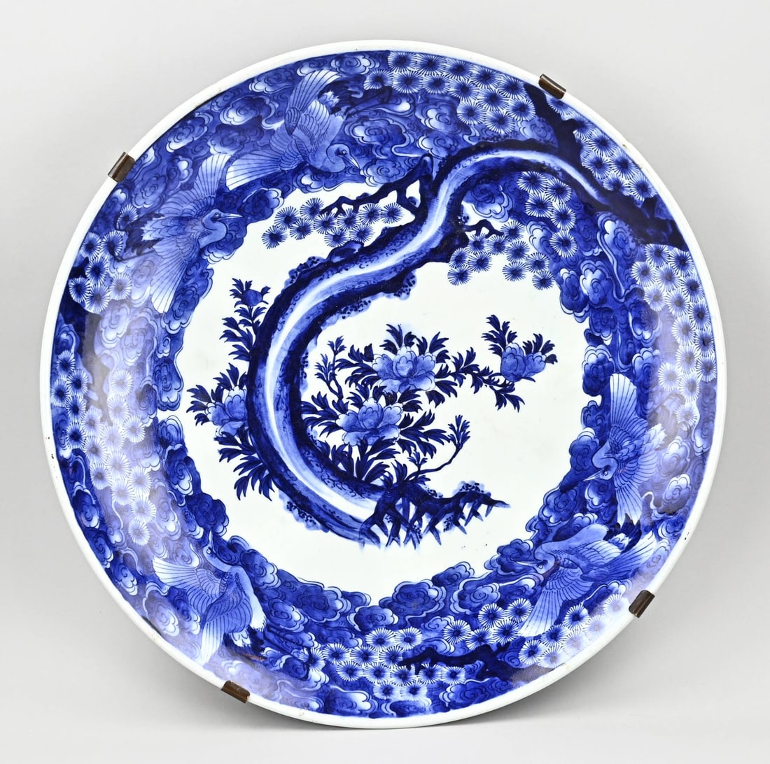 Japanese wall plate Ø 54 cm. (1 of 2)