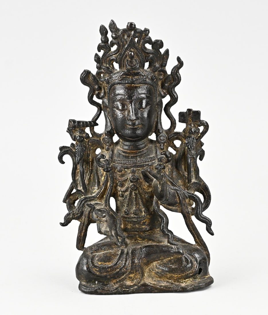Chinese Buddha, H 22.3 cm. (1 of 3)
