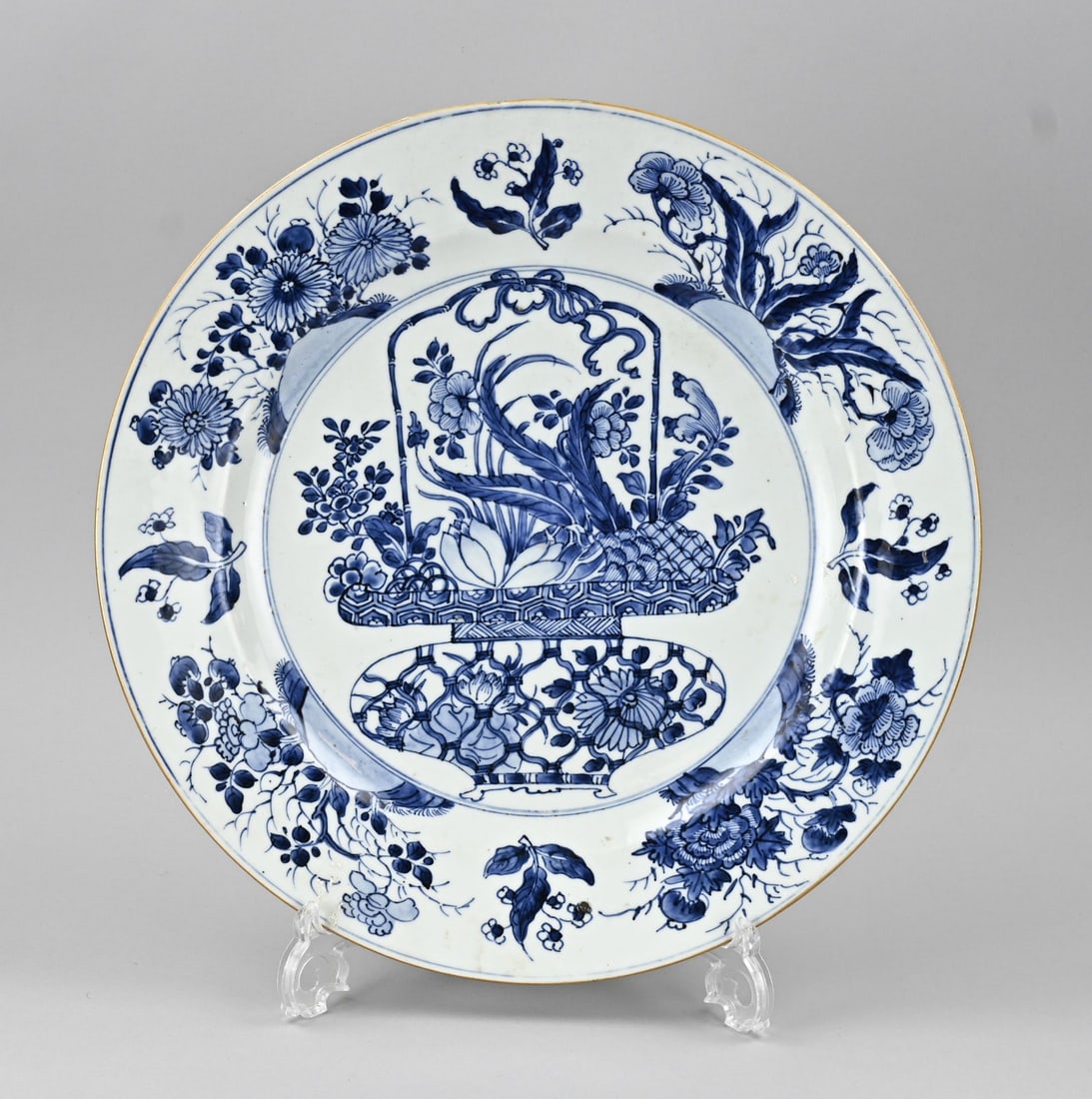Chinese Kang Xi dish Ø 39 cm. (1 of 2)