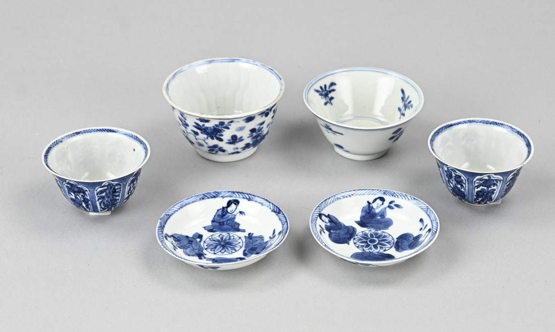 Lot of Kang Xi porcelain (6 pieces) (1 of 1)