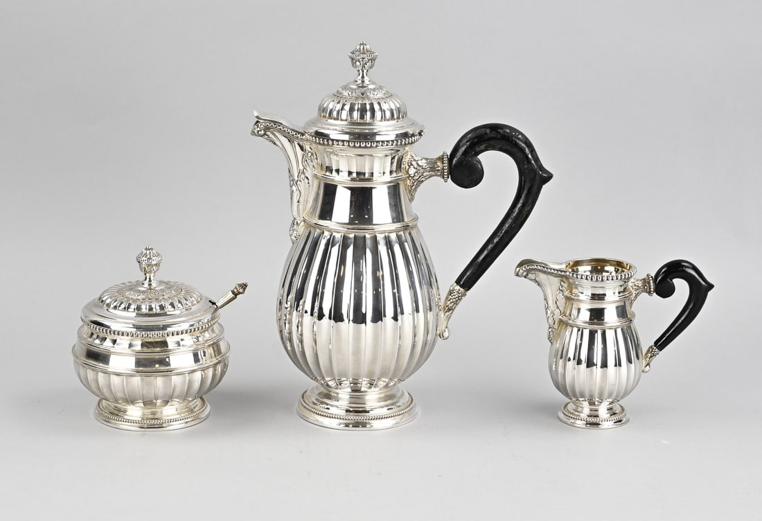 Silver coffee set, 3-piece (1 of 1)