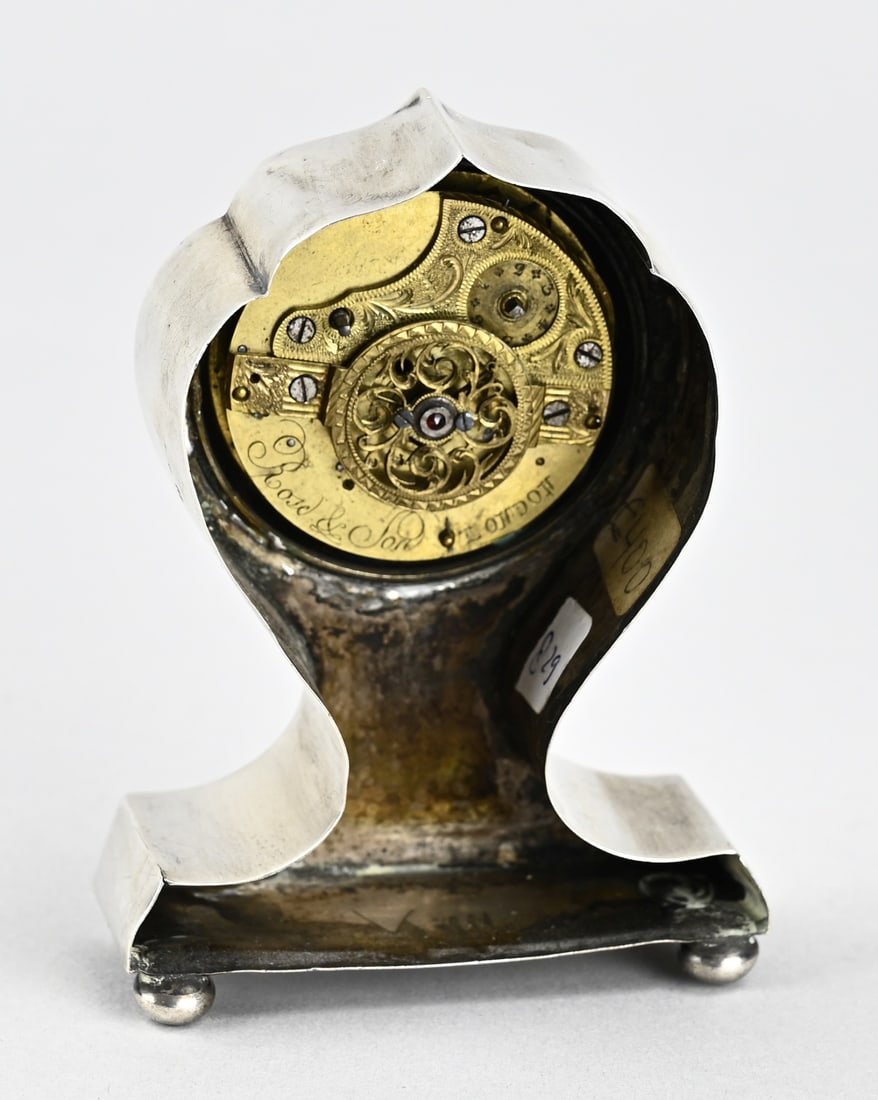 Silver clock - 2