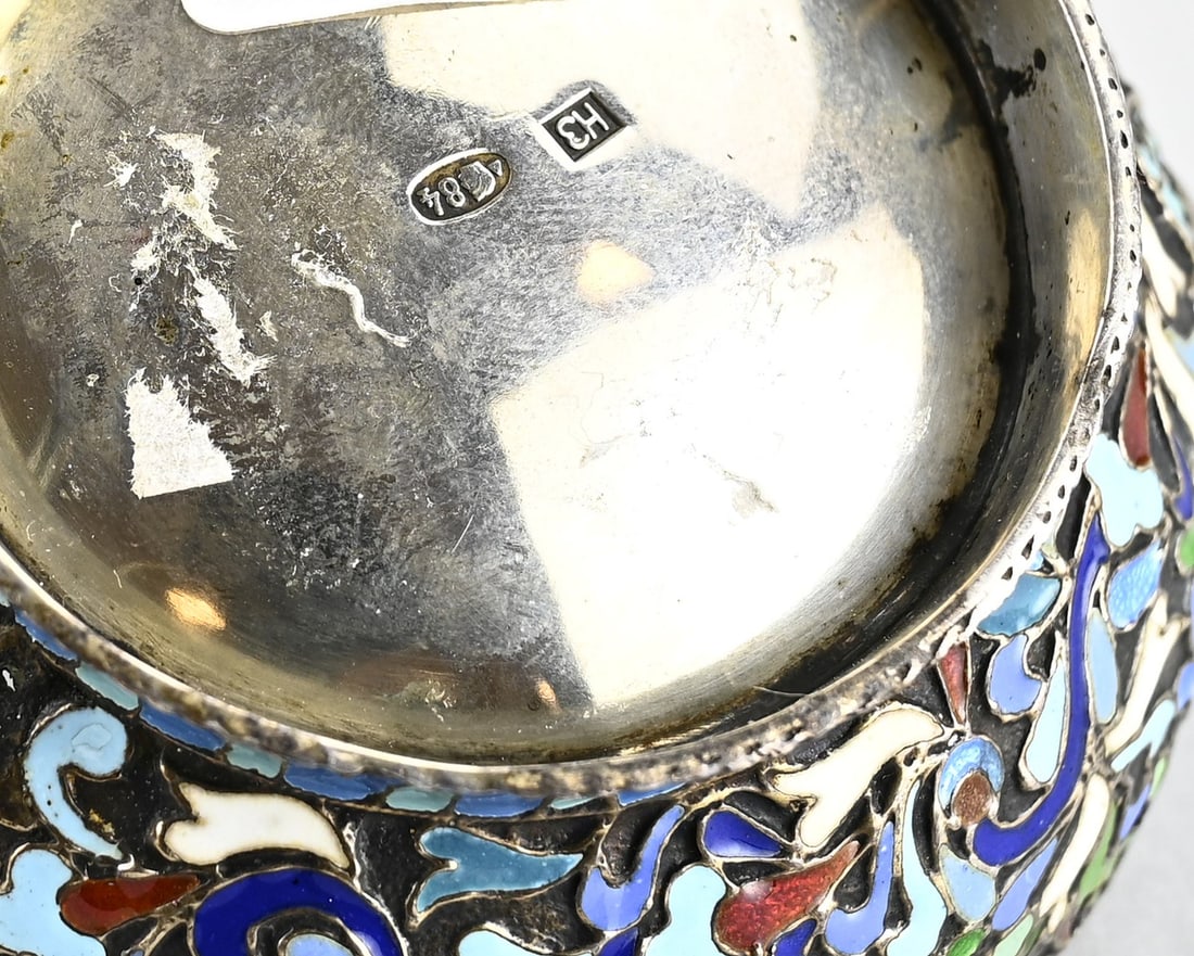 Kovsh with enamel, small - 3