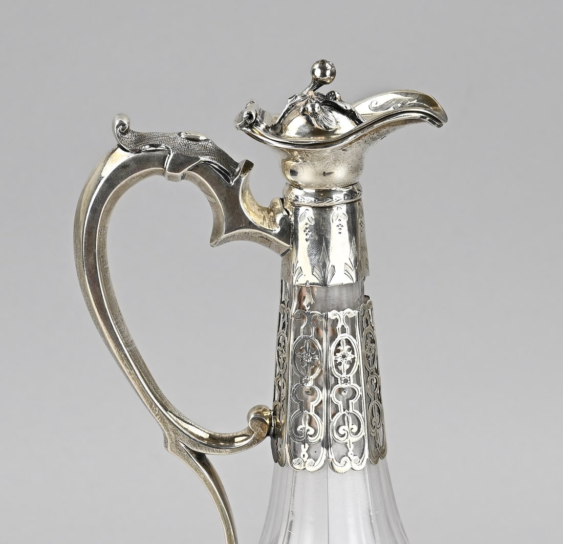 Decanter with silver mount - 2