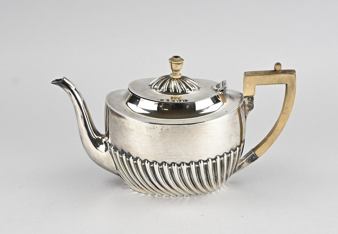Silver teapot - 2