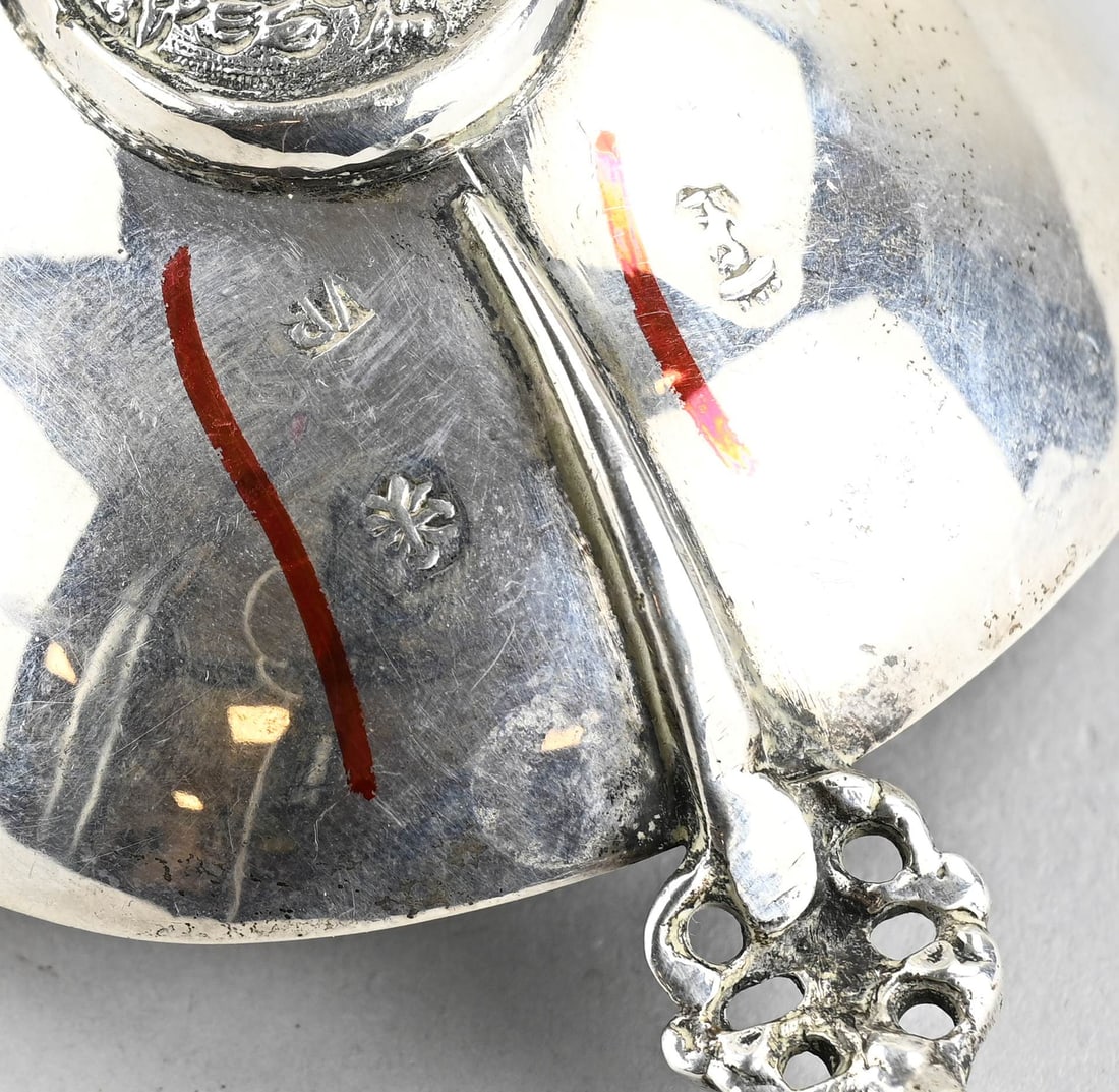 Silver decorative spoon - 3