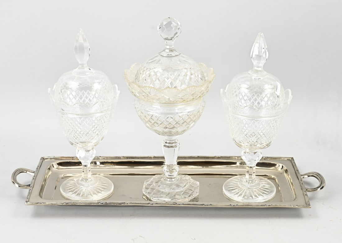 3 ginger coupes on a plated dish (1 of 1)