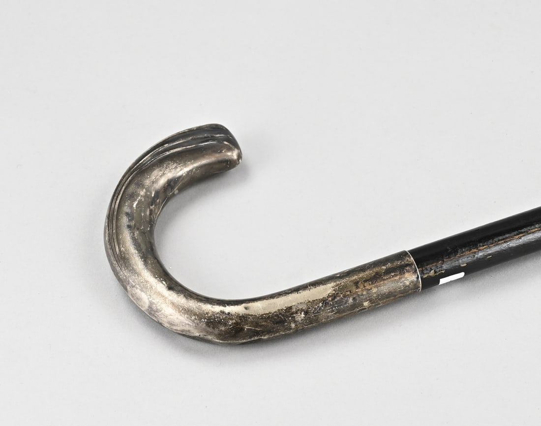 Walking stick with silverwork - 2