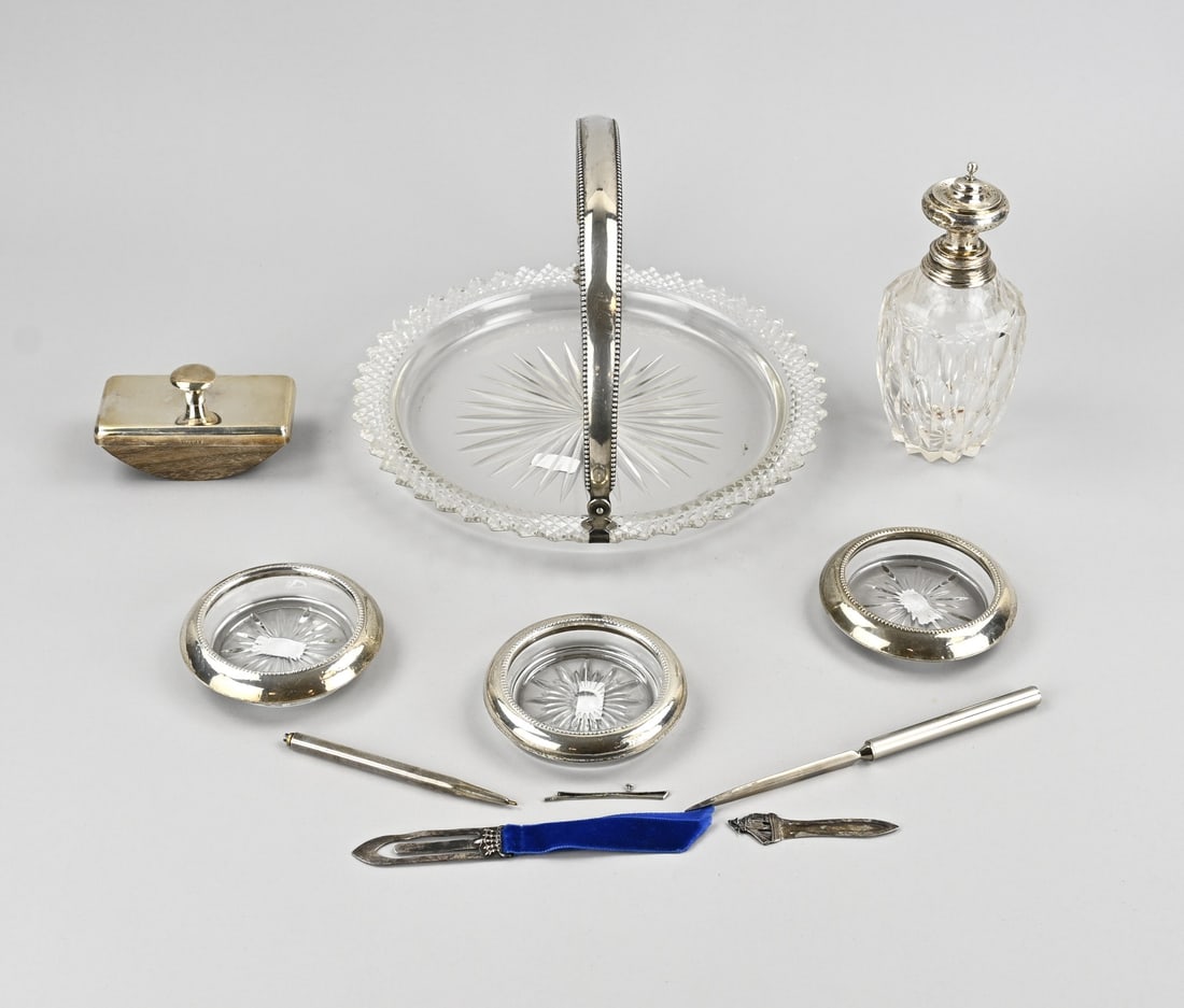 Various crystals with silver (1 of 1)