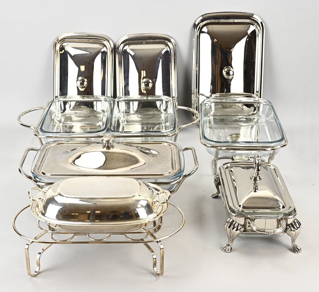 5 Various plated chafing dishes (1 of 1)