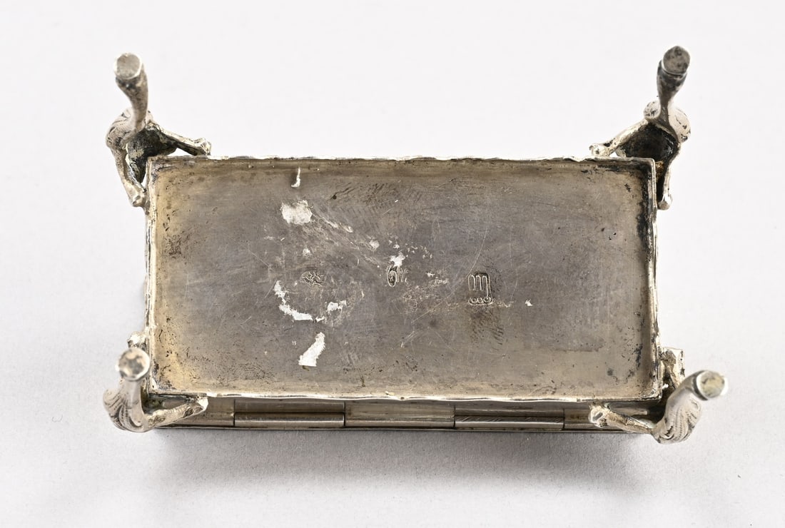 Silver miniature desk - 2