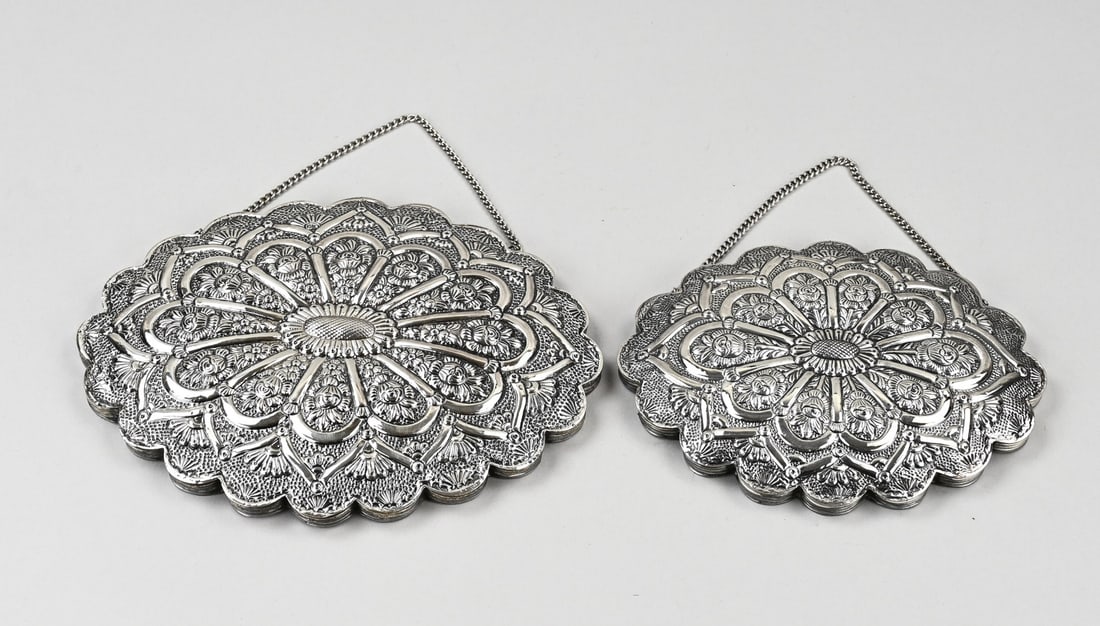 2 Silver bridal mirrors - 2