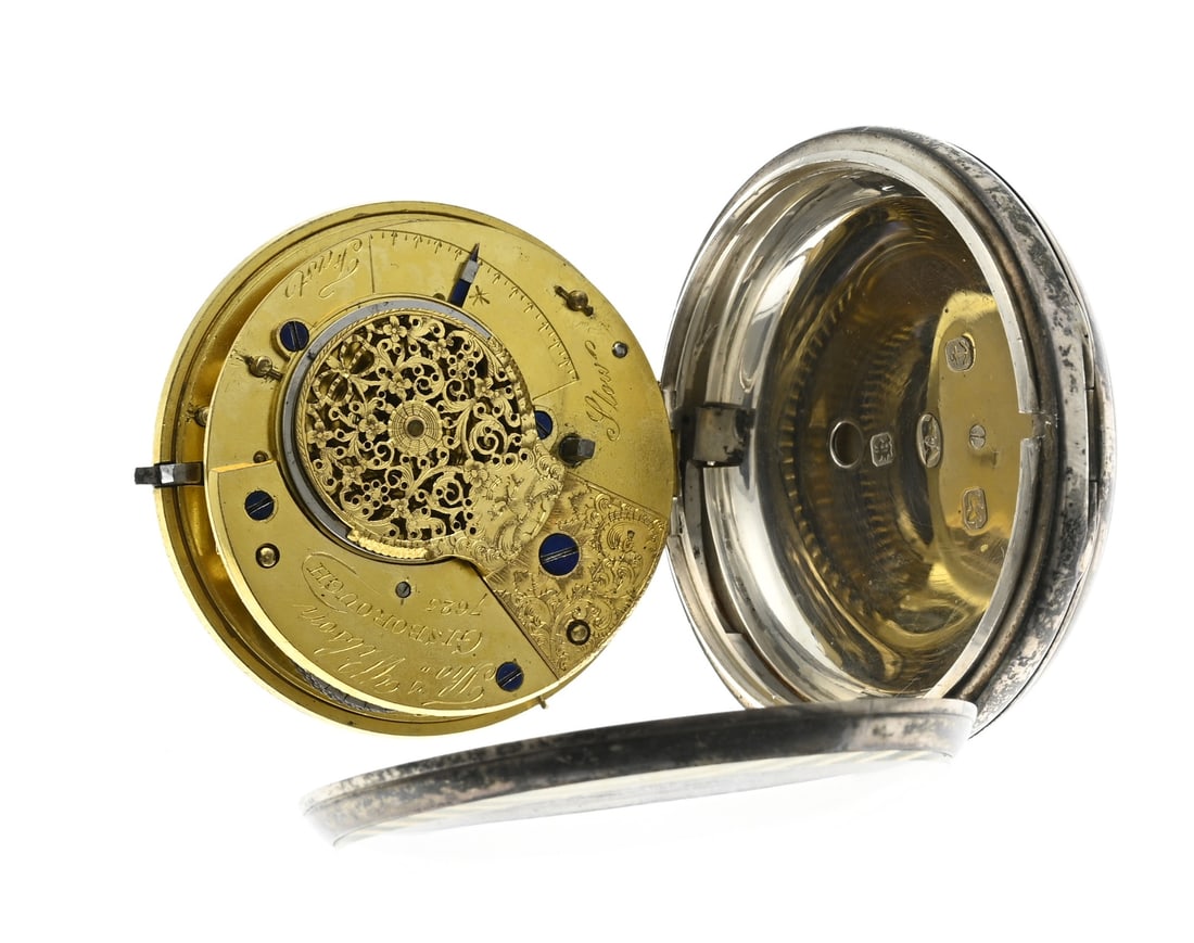 Silver pocket watch - 2