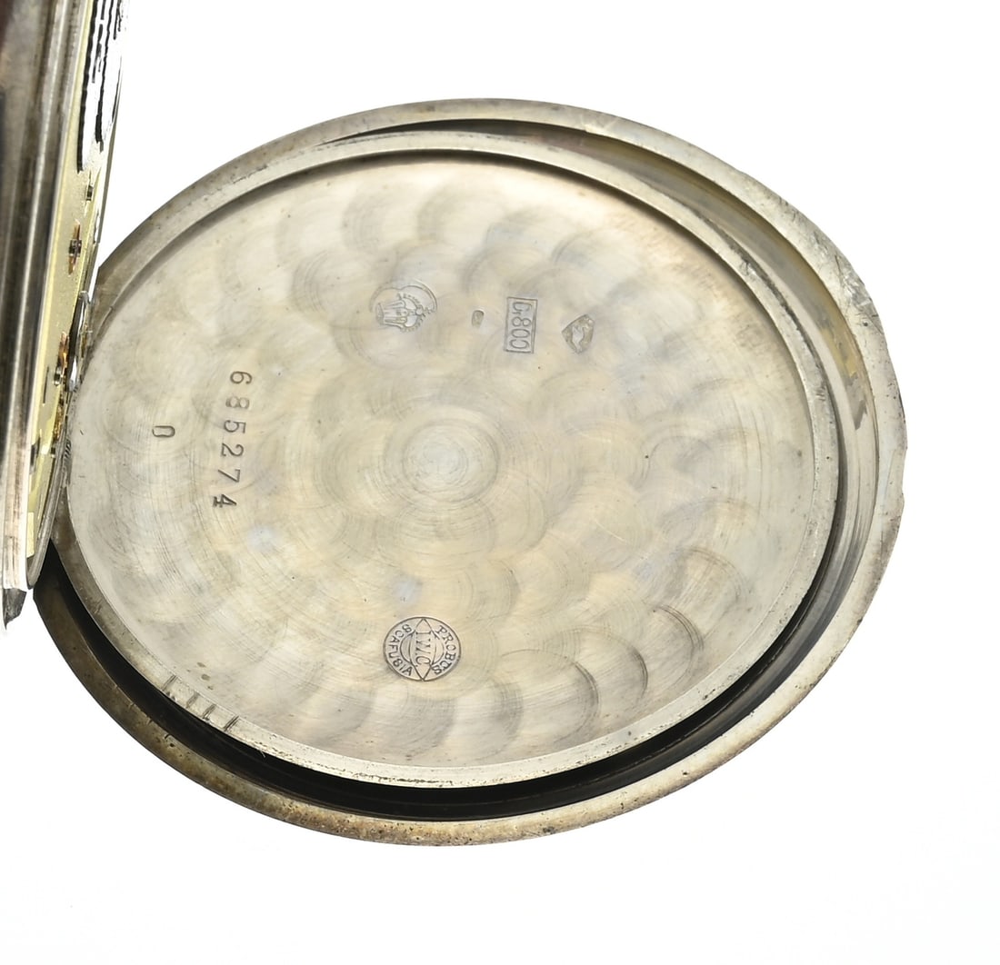 Silver pocket watch - 4