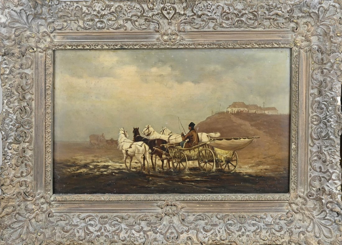 P. Wolka, Landscape with Carriage (1 of 1)
