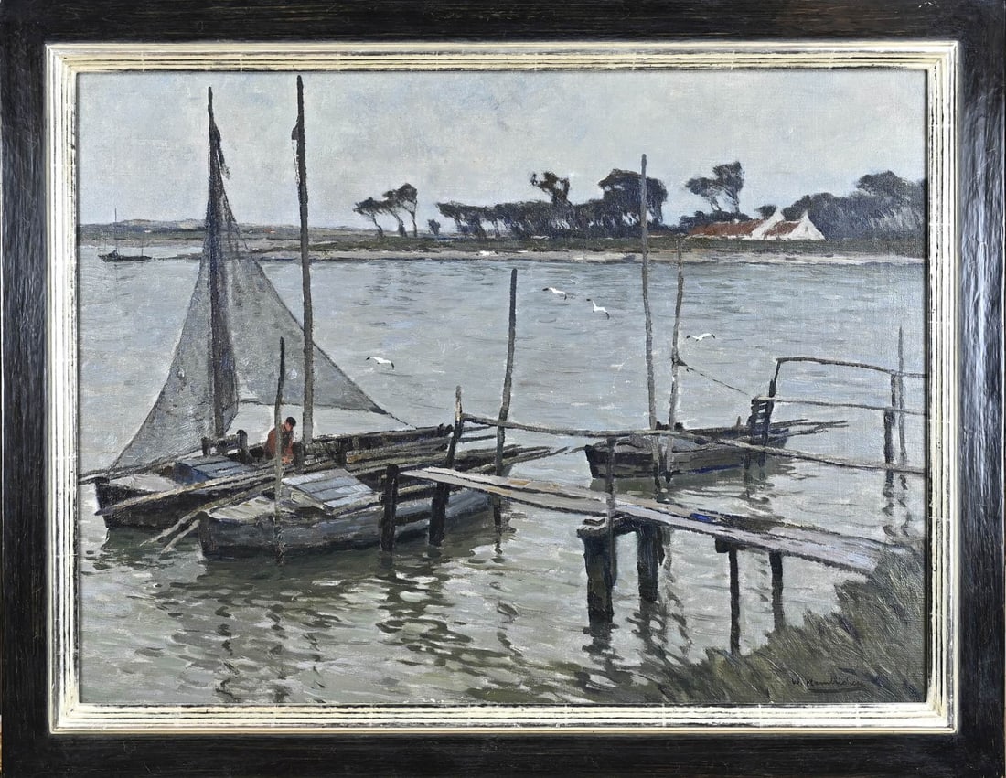 Wilhelm Hambüchen, Riverscape (1 of 1)