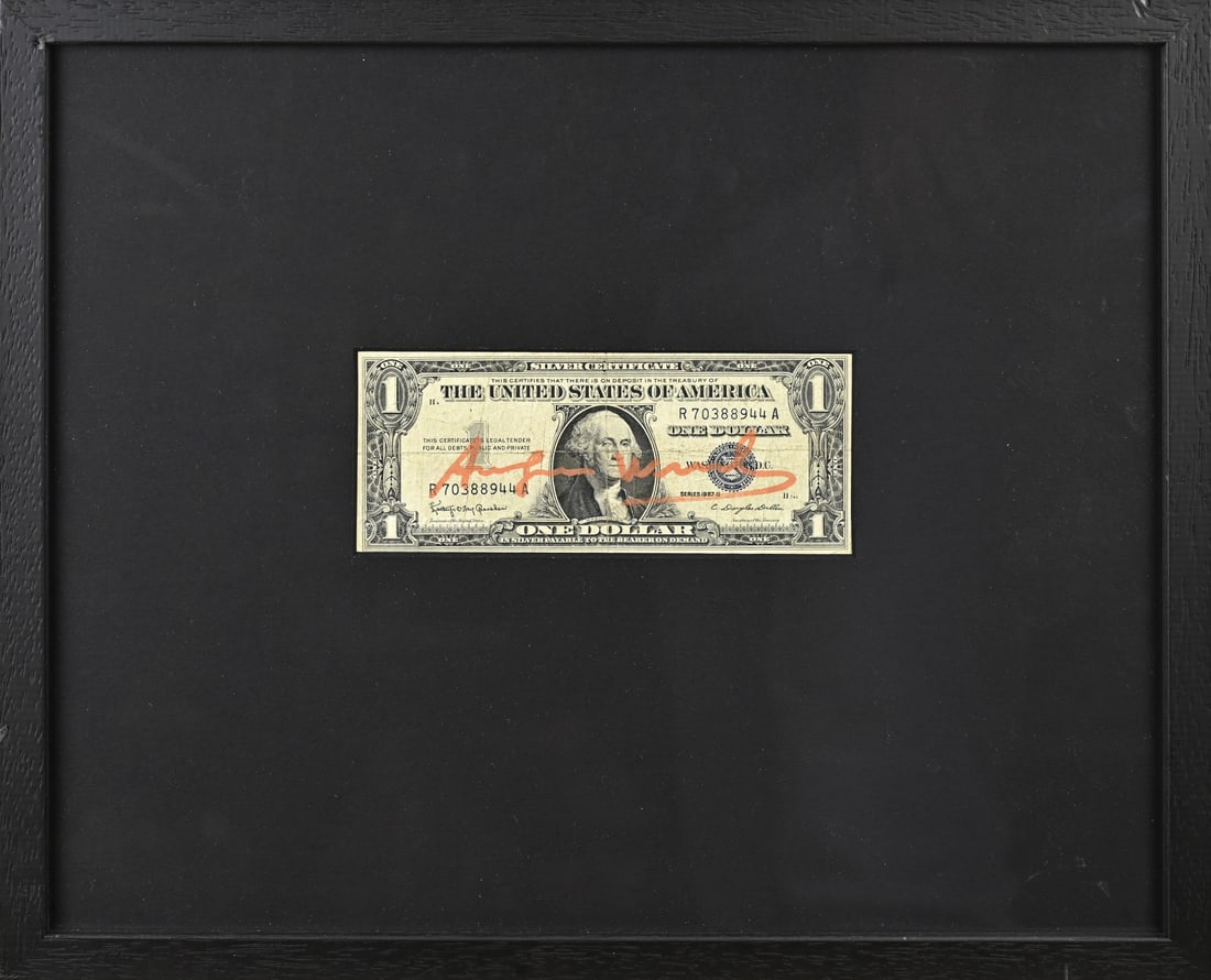 Andy Warhol, One dollar bill (1 of 2)
