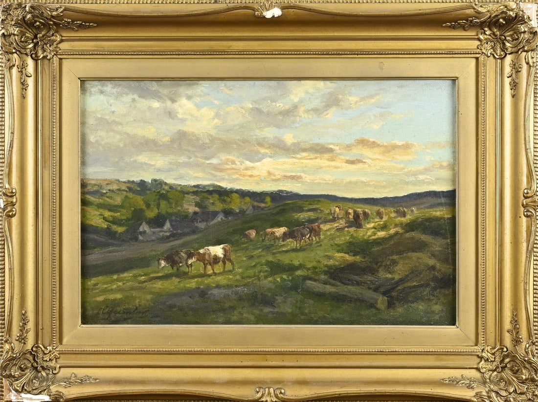 C. Quinton, Hilly Landscape with Cattle (1 of 1)