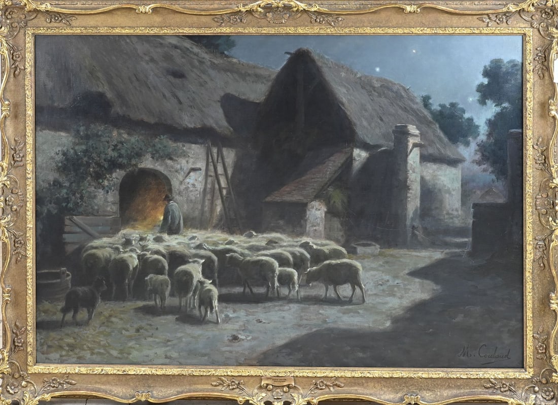 M. Coulaud, Sheep Return with Shepherd (1 of 1)