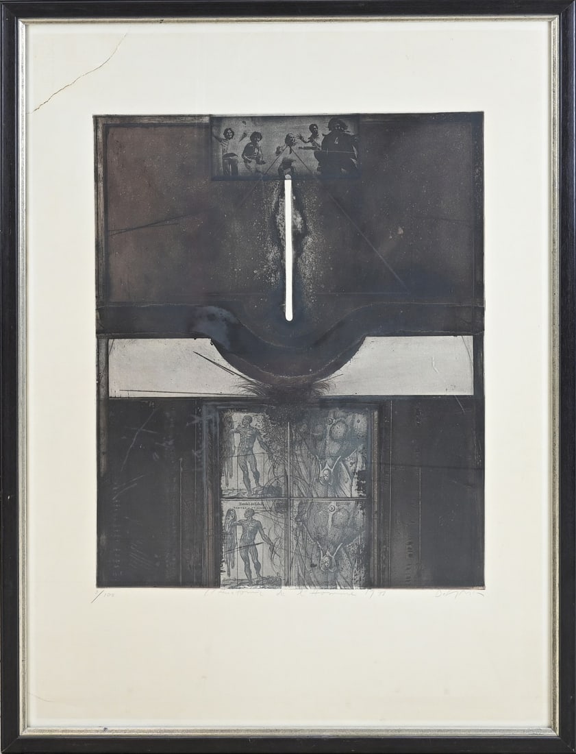 Karl Fred Dahmen, Le anotome de l'homme: Karl Fred Dahmen. 1917 - 1981. Lithograph. Le anotome de l'homme. Lithograph on paper. Dimensions: H 65 x W 50 cm. In good condition.