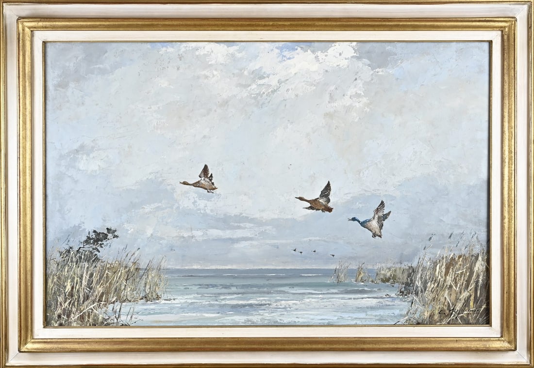 C. Hoffman, Fleeing Ducks at the Coast (1 of 1)