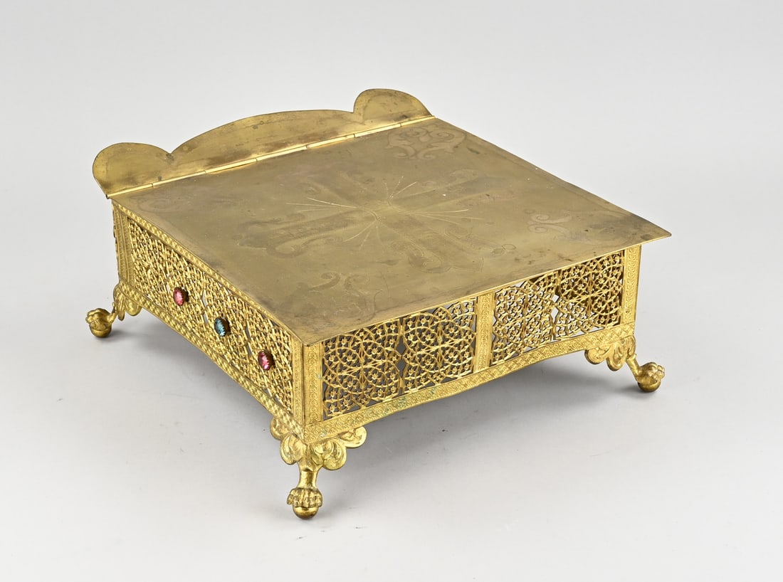 Gilded Bible stand - 2