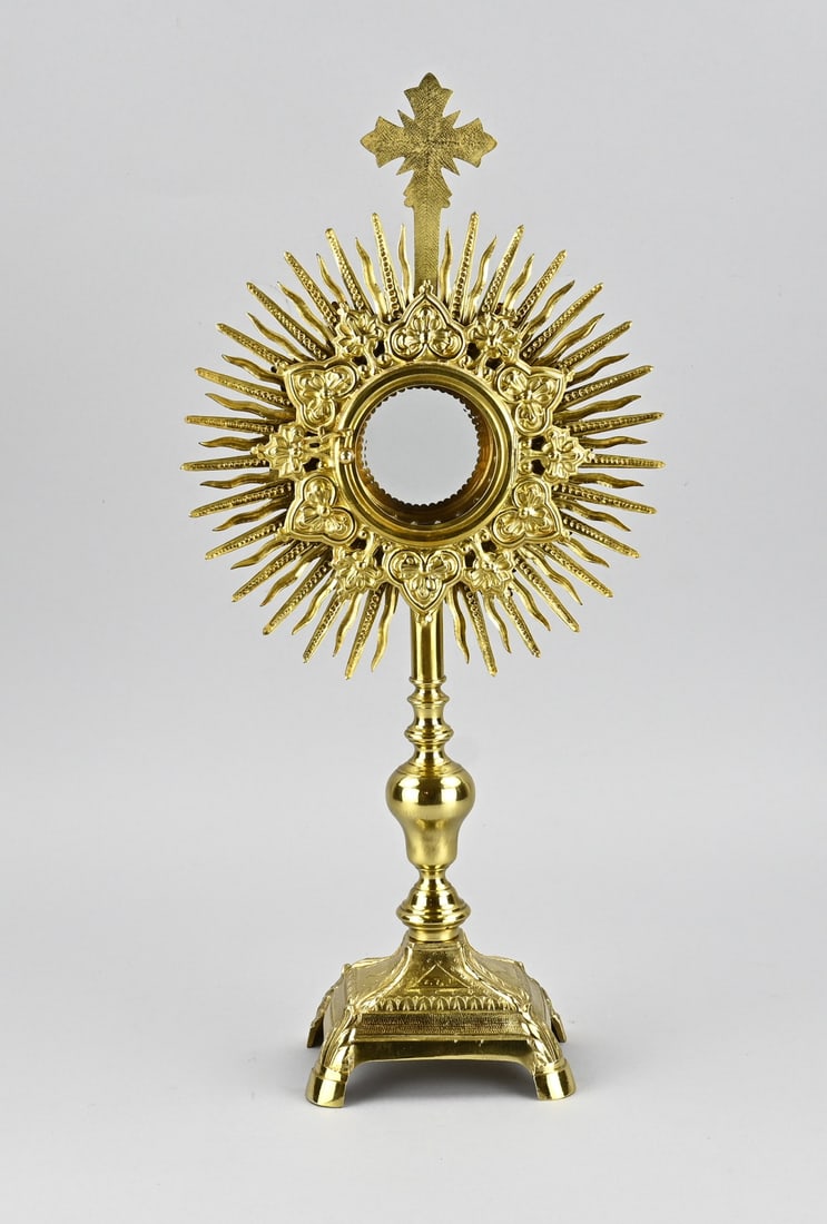 Monstrance, H 48 cm. - 2