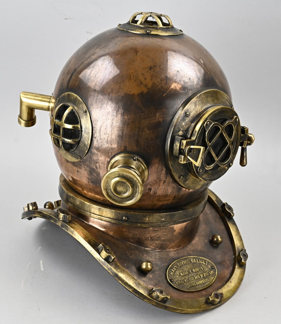 Copper diving helmet - 2