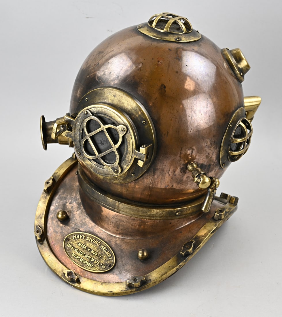 Copper diving helmet - 3