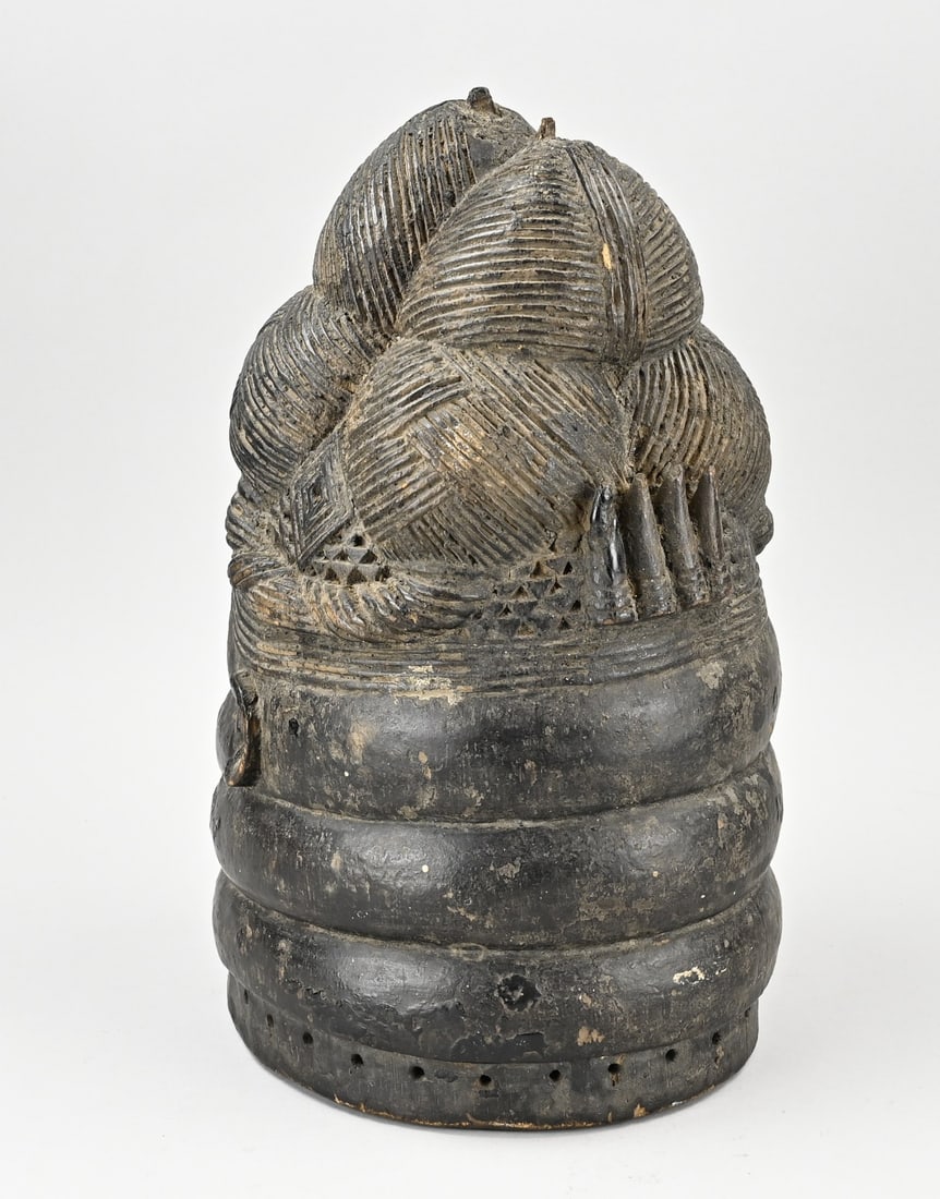Authentic Mende mask, 39 cm. - 2