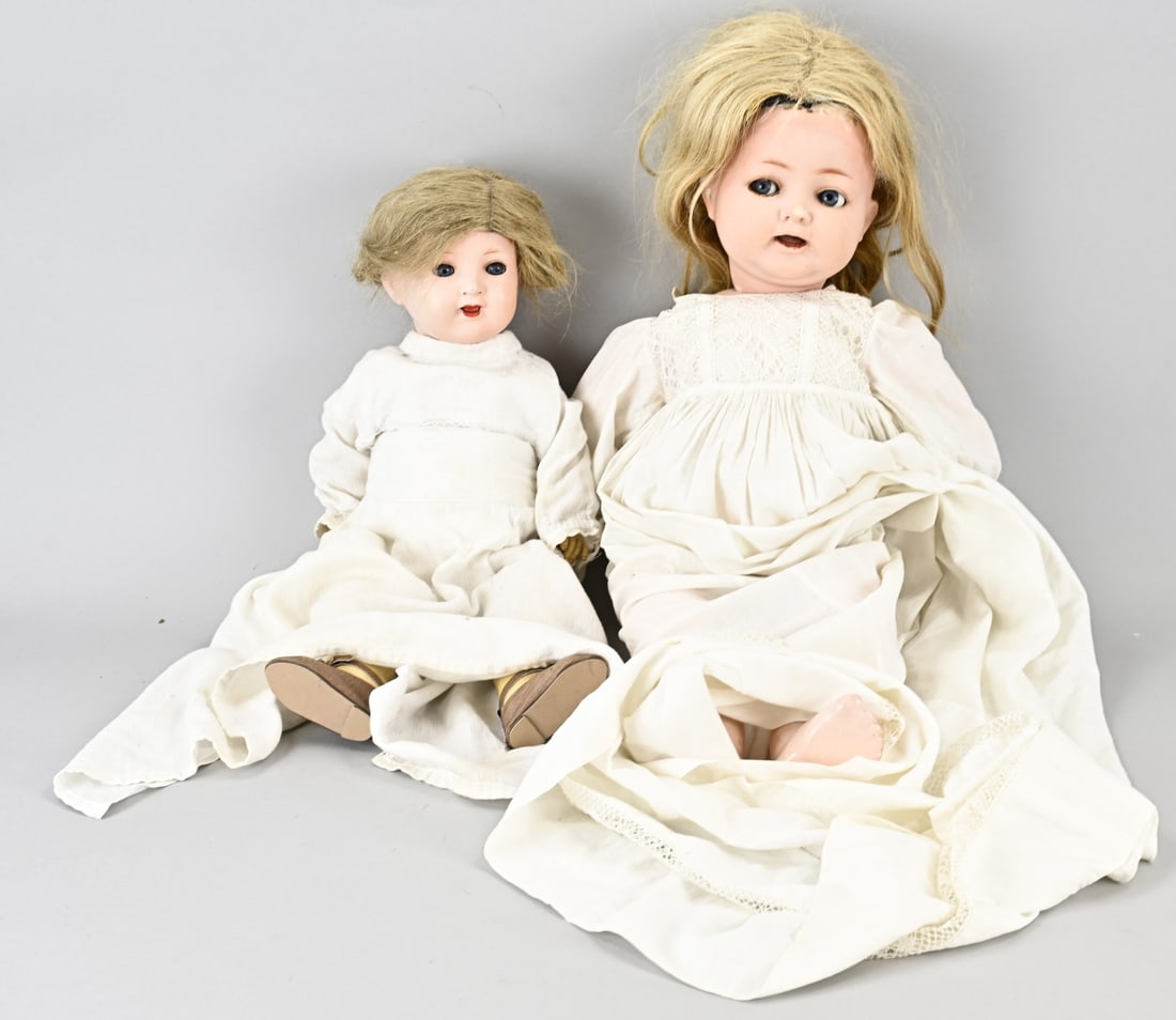 2 Antique German dolls (1 of 1)
