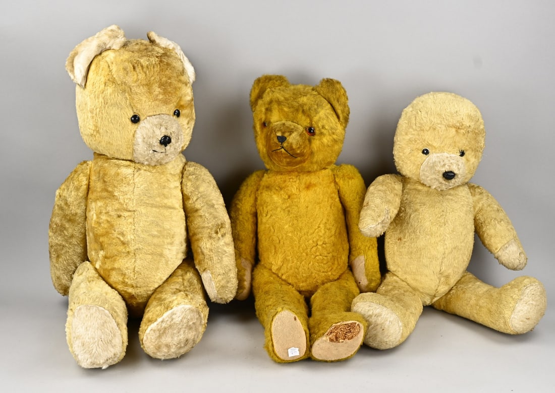 3x Old teddy bear (1 of 1)