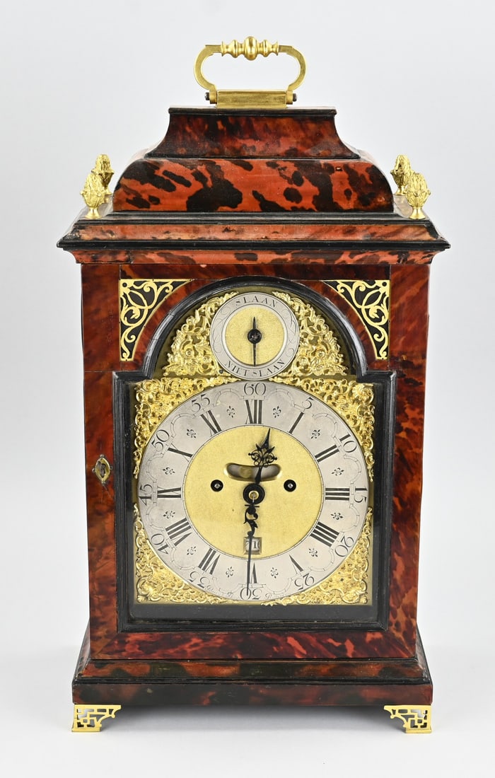 18th-century bracket clock, H 53 cm. (1 of 2)