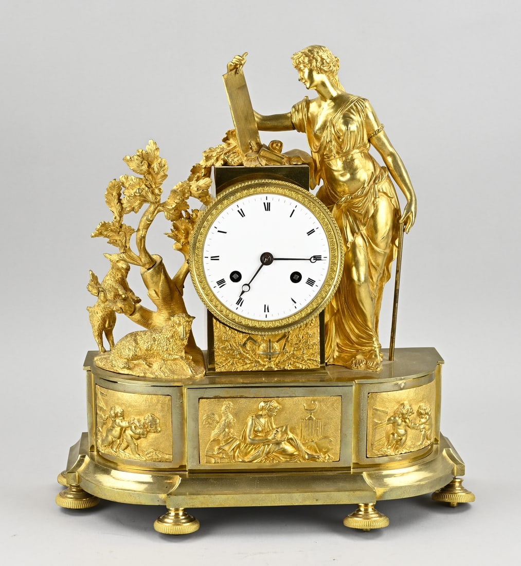 Empire/Directoire mantel clock, 1800 (1 of 2)