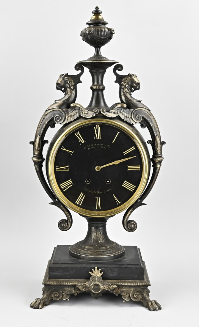 French pendulum clock, 1870 (1 of 2)
