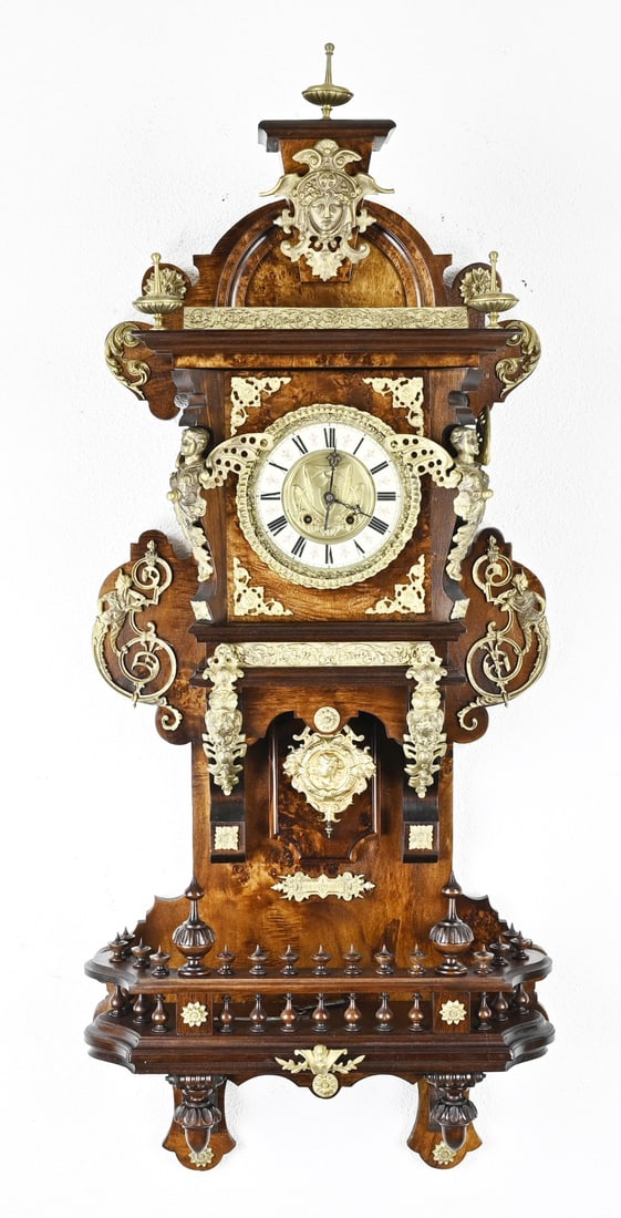Large free pendulum with bronze (125 cm.) (1 of 3)