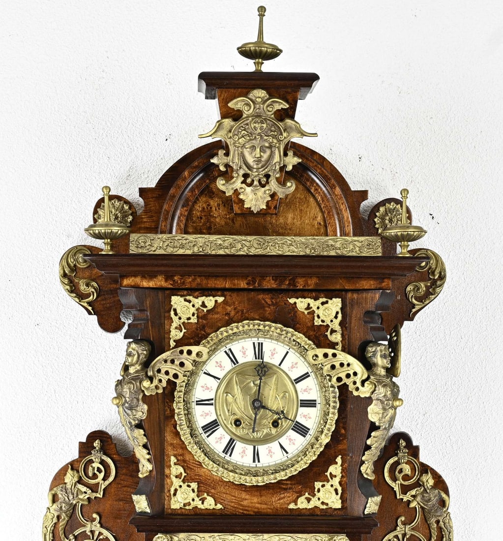 Large free pendulum with bronze (125 cm.) - 3