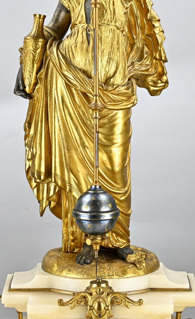 Rare 3-piece clock set, 1870 - 2