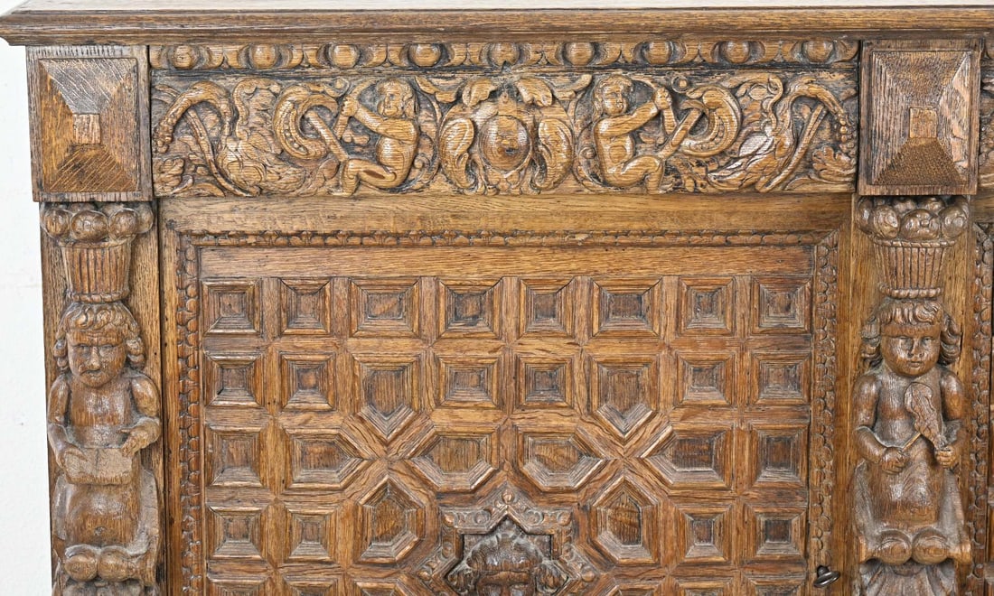Flemish base (statue) cabinet - 3