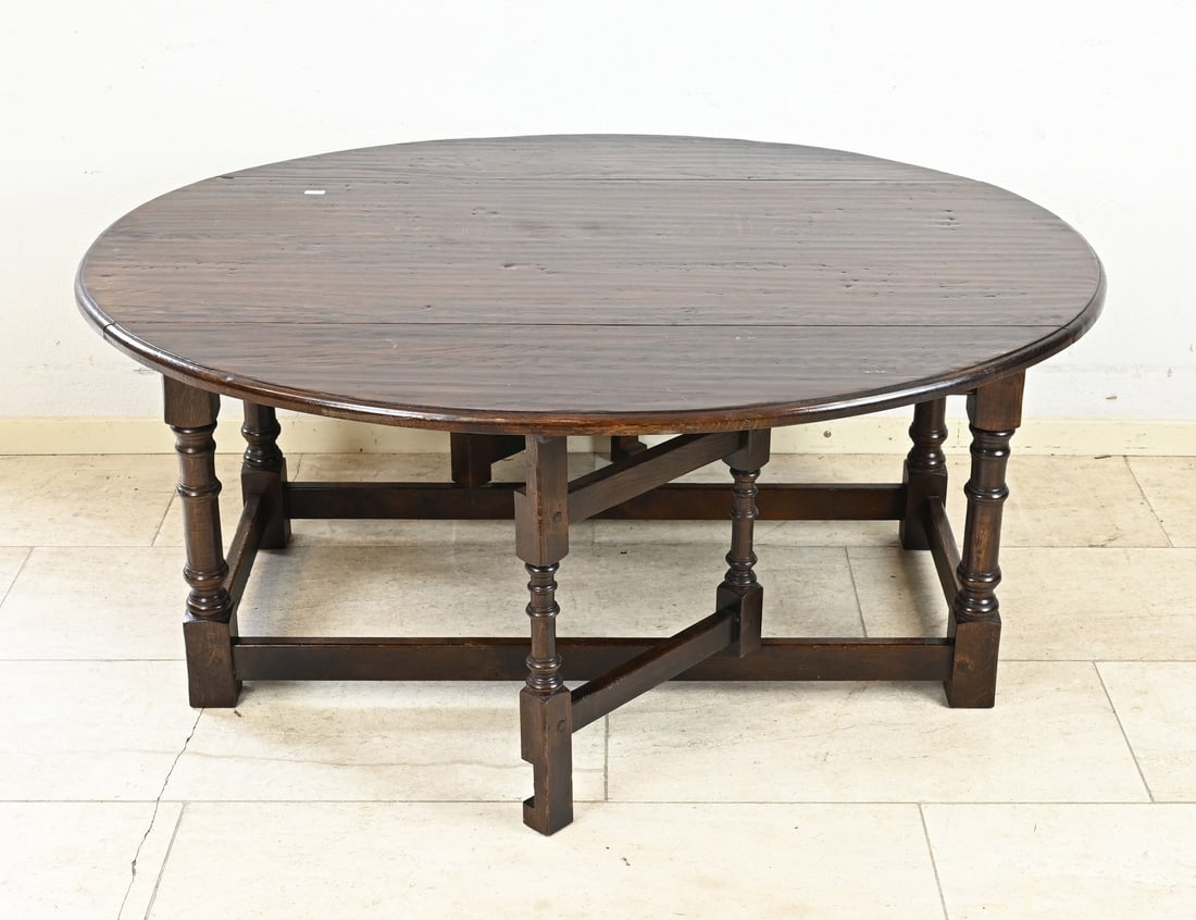 English drop-leaf table - 2