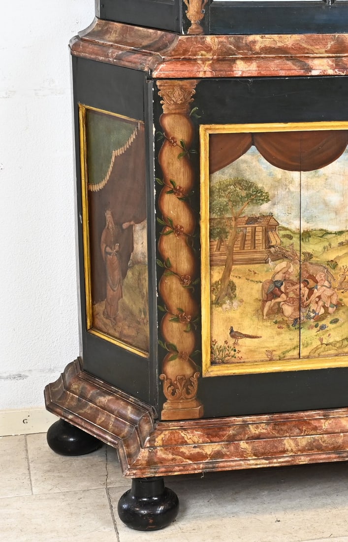 Painted display cabinet - 2